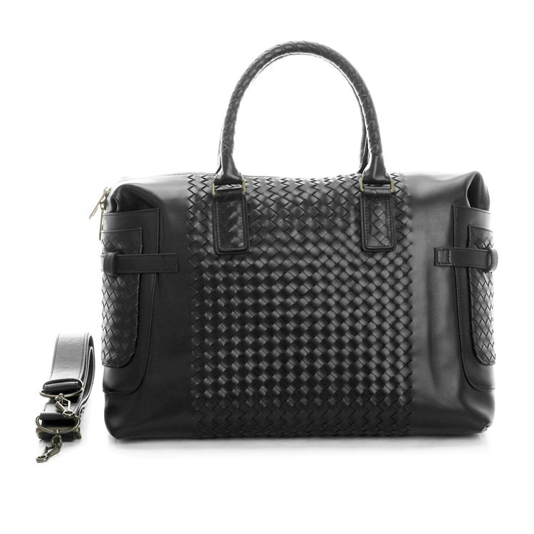 Bottega Veneta intrecciato briefcase 399805 black